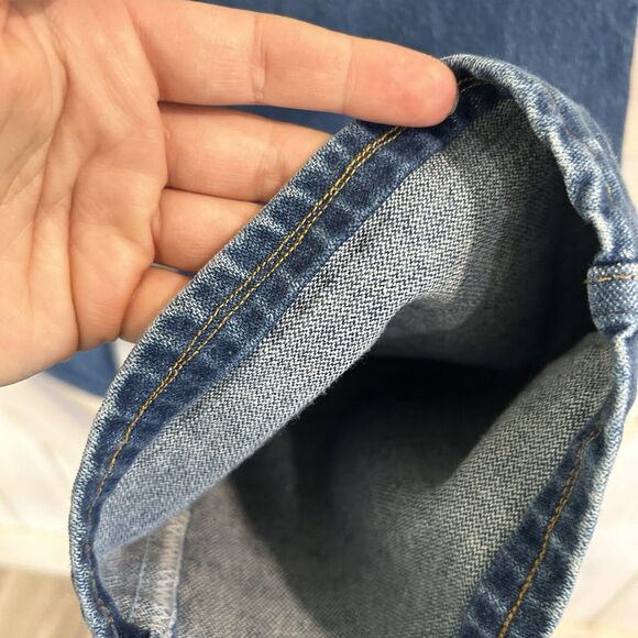 Wrangler Mens Jeans 36x24 Denim Blue 100% Cotton Workwear Farm Trucker 936PWD - Picture 5 of 10